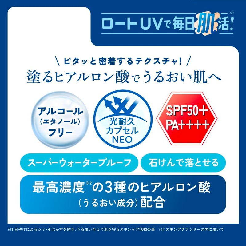 SKIN AQUA Hyaluronic Serum UV Sunscreen Gel SPF 50+, PA+++