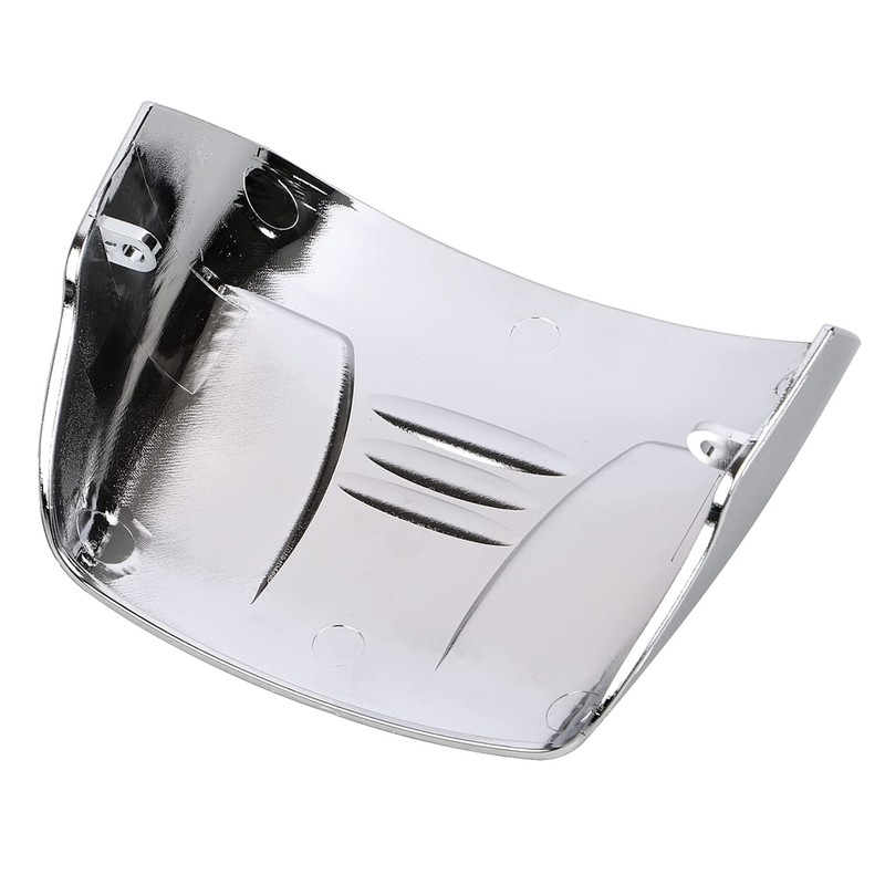 SHMTOOL Chrome ABS Plastic Taillight Cover without Slots Rear Tail