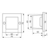 Kanlux TAXI LED9KW WH-C/M (04390) neutral white 4000K