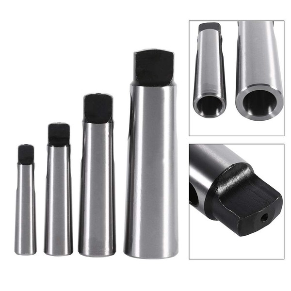 Drill Sleeve, Tapered Adapter, Tapered Drill Sleeve, MT1 to MT2, MT2 to MT3, MT3 to MT4, Lathe Tool (2-3), Tapered Drill