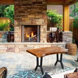 Yidi Metal Bench Legs, Heavy Duty Metal Coffee Table Legs 16 inch, Black H16×W11,Set of 2