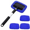 Rierdge Windshield Cleaning Tool Car Window Cleaner with Extendable Long