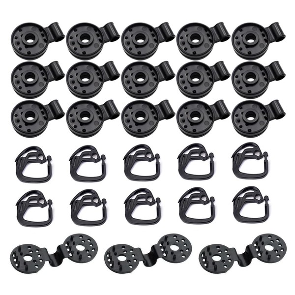 Zasvec Plastic Clips for Protective Cloth Pack of 50 Special