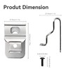 Belt Clips for Dewalt, 6pcs 304 Stainless Steel Drill Tool