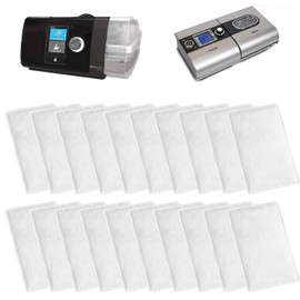 20 Packs CPAP Filters Disposable Filter Supplies for ResMed Air 10, Airsense 10, Aircurve 10, S9 Series, Airstart