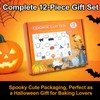 12 Pcs Halloween Cookie Cutters Set, Mini Stainless Steel Spooky