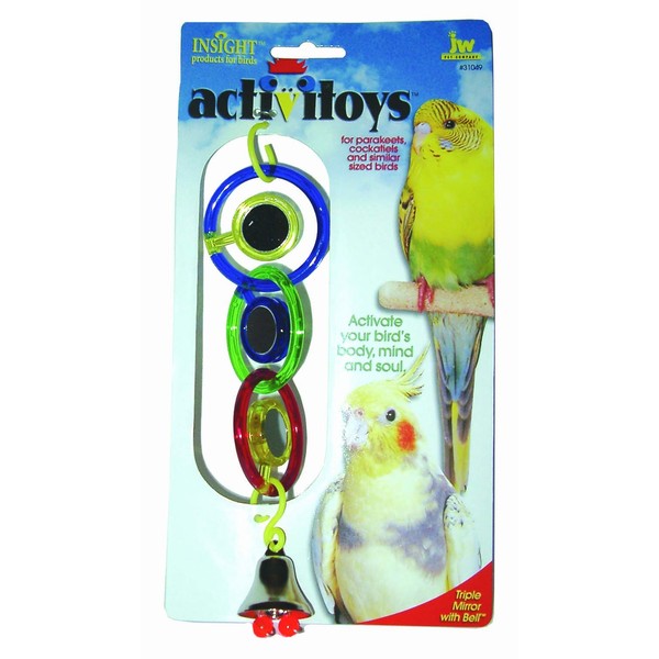 JW Pet Company Activitoys Triple Mirror Bird Toy
