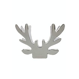 Hamburger Christmas Contor – Christmas Tree Decoration – Clip / Antlers for Closing White
