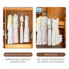 Nisorpa Pull Down Closet Rod for Hanging Clothes, 35-47 Inch