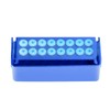 Kurtvenid 2Pcs 16 Holes Bur Block Holder with Silicon Cover