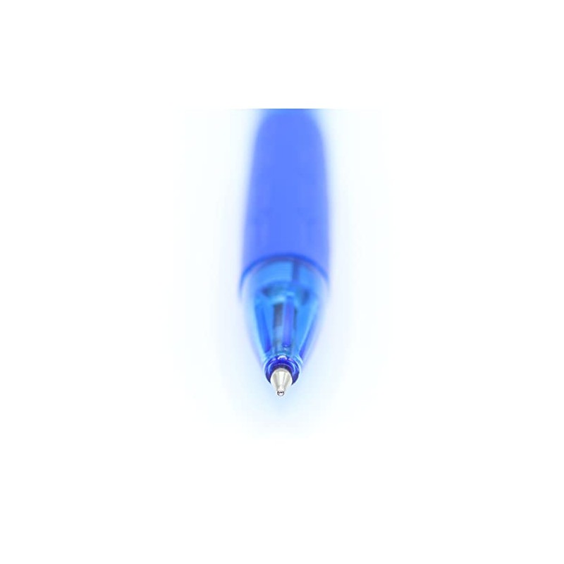 Writon Retractable Ballpoint Pens, Comfort Grip, 1.0mm Medium Point, Blue