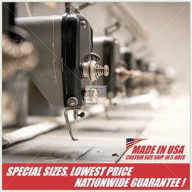 ColourTree Customized Size Fence Screen Privacy Screen Beige 6' x 3’ - Commercial Grade 170 GSM - Heavy Duty - 3 Years Warranty - Cable Zip Ties Included