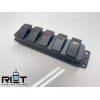 Riot Engineering 95-98 240sx Switch Panel - Red Toggle Switches