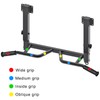 SELEWARE Adjustable Joist-Mounted Pull Up Bar - Multifunctional Chin Up