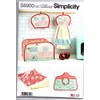 SIMPLICITY Sewing Pattern S8900 Kitchen Accessories, Paper, White, Various