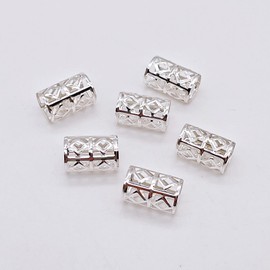 Flosius 120PCS Silver Hair Jewelry for Braids Accessories, Hair Cuffs & Rings, Loc Jewelry for Black Women, Metal Silver Hair Accessories, Braid Decorations, Hair Charms for Dreadlocks and Braiding