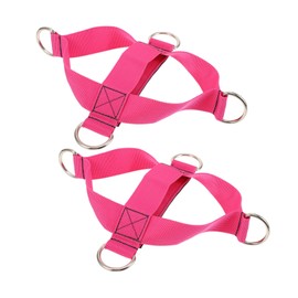 BESPORTBLE 1pair Ankle Fitness Cuffs Elastic Bands for Resistance Training Leg Stretching and Hip Abduction for Gym Home Office and Travel Workouts