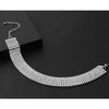 Zealmer 7 Row Rhinestone Choker Necklace Silver Sparkling Diamond Chokers
