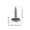 sourcing map Upholstery Nails Tacks 6mm Dia 8mm Height Retro