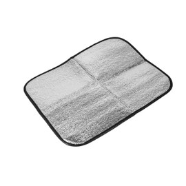 Aluminium Mat Seat Cushion 45 x 35 x 0.5 cm Thermal Cushion Insulation Mat Campfrei