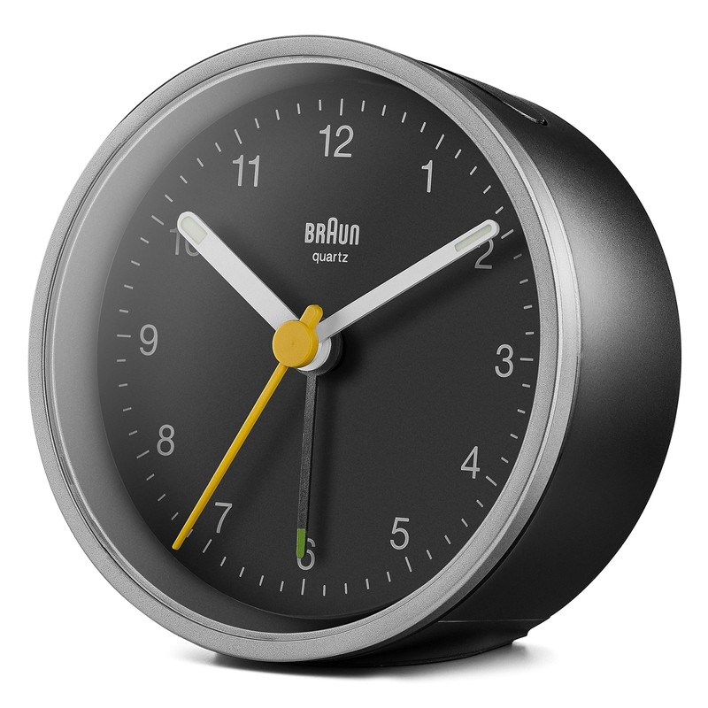 Braun Classic Analogue Alarm Clock with Snooze and Light, Quiet