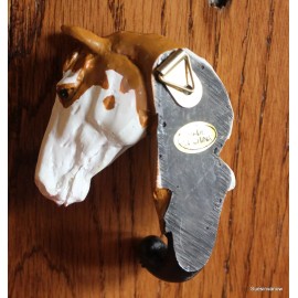 Quality Cast Sculpture Hand Painted Horse Coat Hat Hook Animal Home Decorator