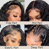 13x4 Deep Wave Lace Front Wigs Human Hair HD Lace