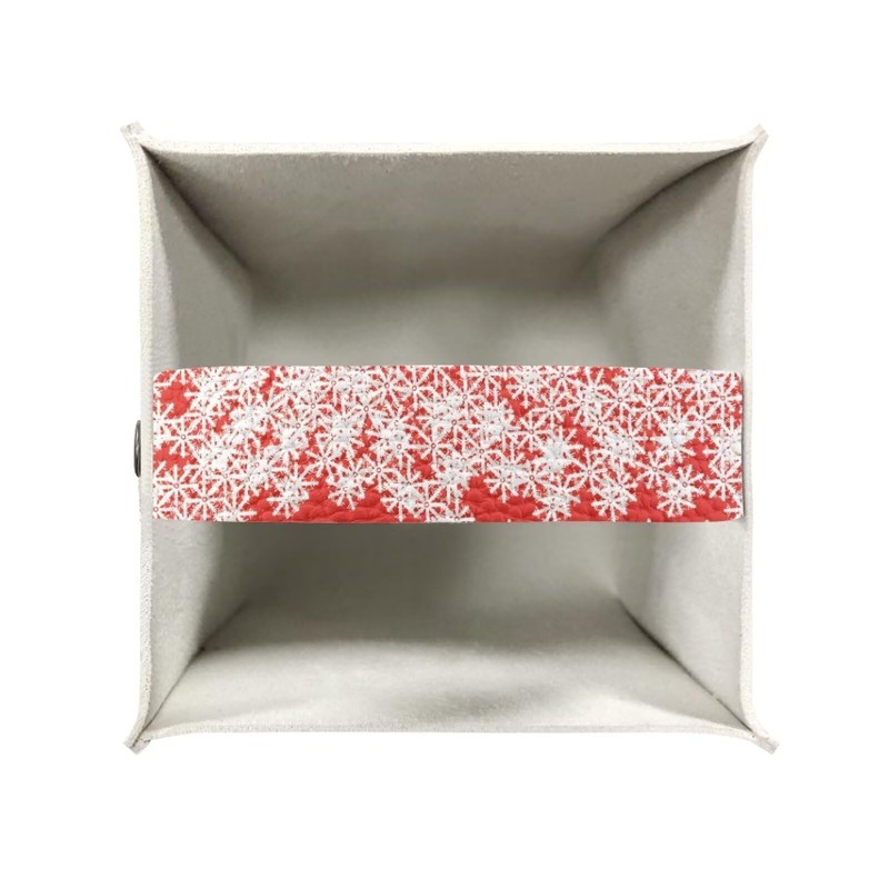 Pzuqiu Christmas Cute Snowman Tissue Box Cover,Square Facial Tissue Holder