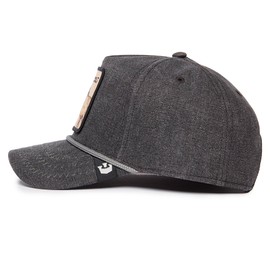 Goorin Bros. Duck Canvas Collection Trucker Hat for Men and Women, Black (Bucking Duck), One Size