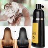 400ml Natural Plant Black Hair Shampoo Hair Dye Black Coloring