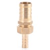 Brass Fitting Hose Barb Tail Reducer Reducing Plug Connector (10-16mm)