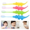TOVINANNA 3sets Toothbrushes Cartoon Soft Bristles for Years Ergonomic Handle