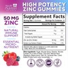 Zinc Gummies 50mg - Extra Strength Skin Health & Immune
