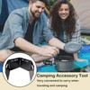 KeoPuals Stove Windscreen - Folding Camping Stove Windshield 4 Plates