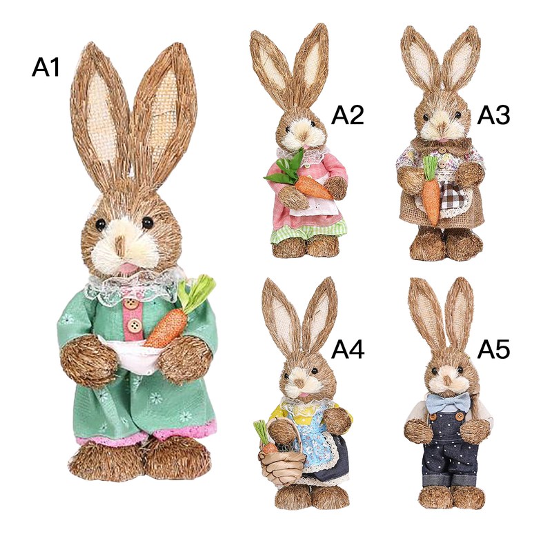 Easter Simulation Home Garden Decoration Cartoon Photography Props Straw