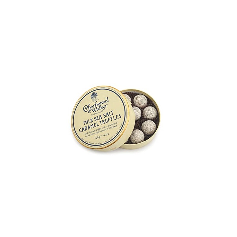 Charbonnel et Walker Milk Sea Salt Caramel Truffles, 4.2 Ounce