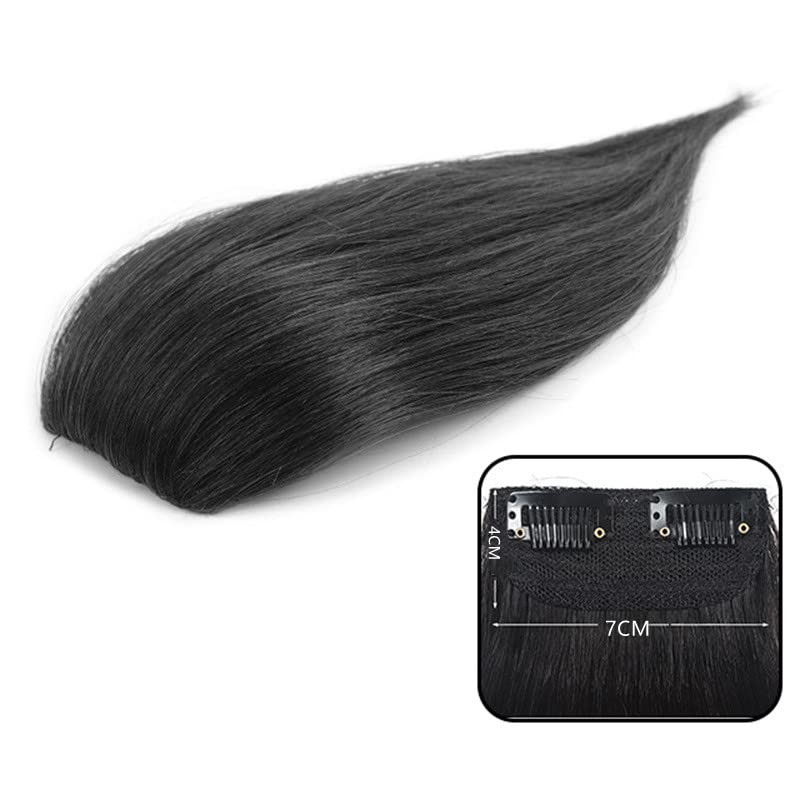 Synthetic Invisible Hair pad piece Seamless Clip In Hair Piece