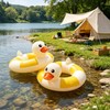 2PCS 35IN Pool Swim Ring Inflatable Pool Floats Water Fun
