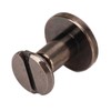 200 Sets Chicago Screws 9.5x8mm DIY Uniform Coating Brass Leather