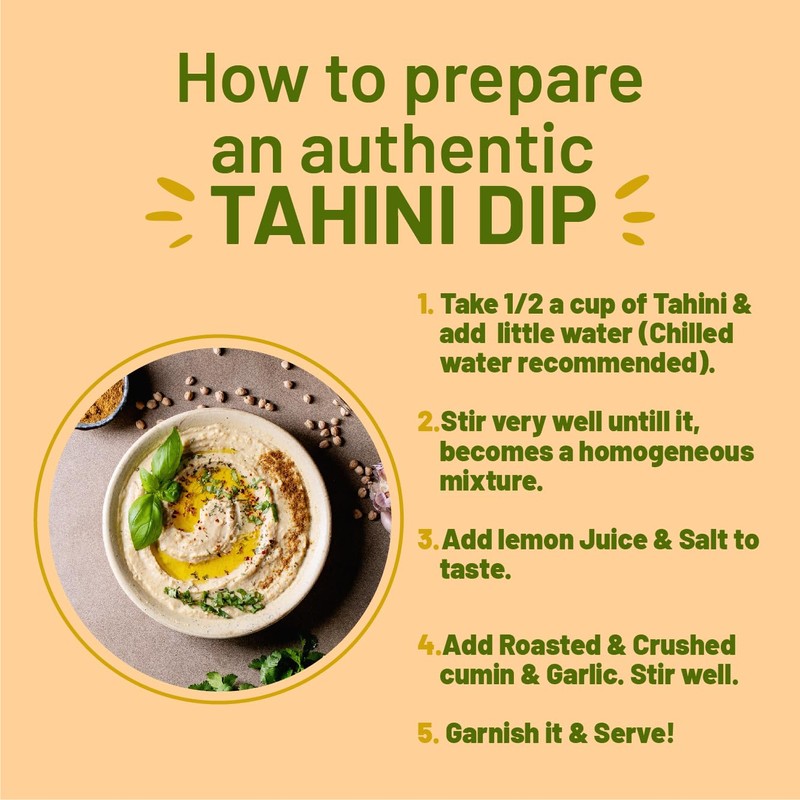 Urban Platter White Tahini Paste | Creamy & Smooth |