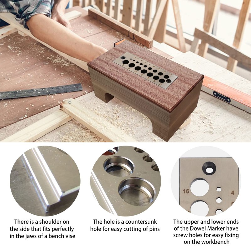Steel Dowel Plate 16 Holes Dowel Maker Steel Plate Metric