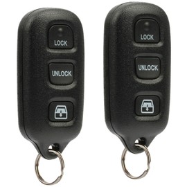 Key Fob Keyless Entry Remote fits 1999-2009 Toyota 4Runner / 2001-2007 Sequoia (HYQ12BBX w/Panic, Set of 2)