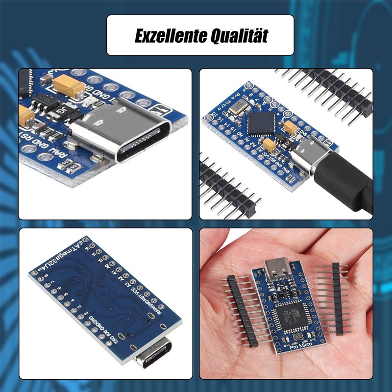 1 x Pro Micro 32U4 5V/16 MHz Microcontroller Development Board