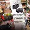 XYgdhqpt Set of 2 Shopping Cart Replacement Wheel Couplings Fit