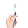 GUM Tongue Cleaner - Dual Action Soft Bristled Tongue Brush