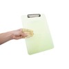Maul writing board, plastic, A4 clipboard, hanging loop yellow