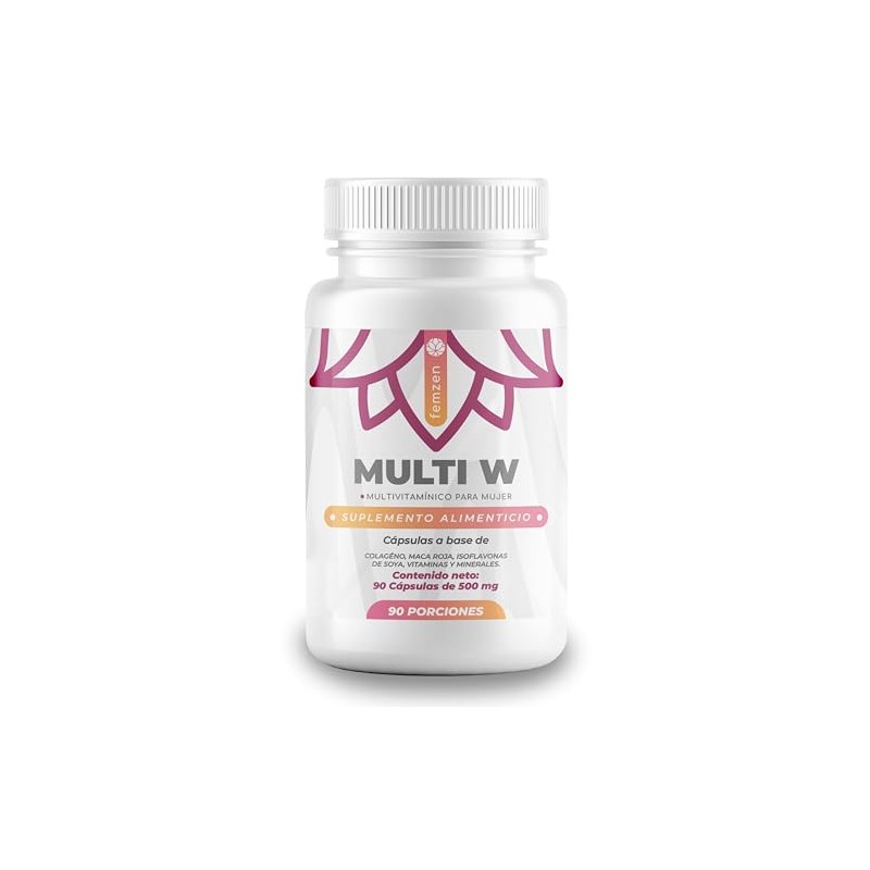 Multi Cápsulas Formula Balance Diario Ingredientes Esenciales Vitaminas Minerales Mujeres