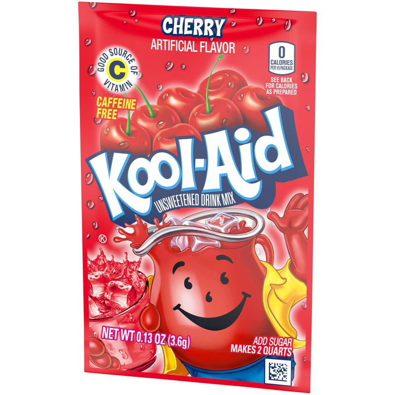 Kool-Aid Unsweetened Caffeine Free Cherry Zero Calories Powdered Drink Mix