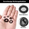 Celepoir Pack of 150 Flat Washers Carbon Steel Washers M4