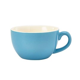 Genware Bowl Shaped Cup Blue 8.75oz/250ml, Single